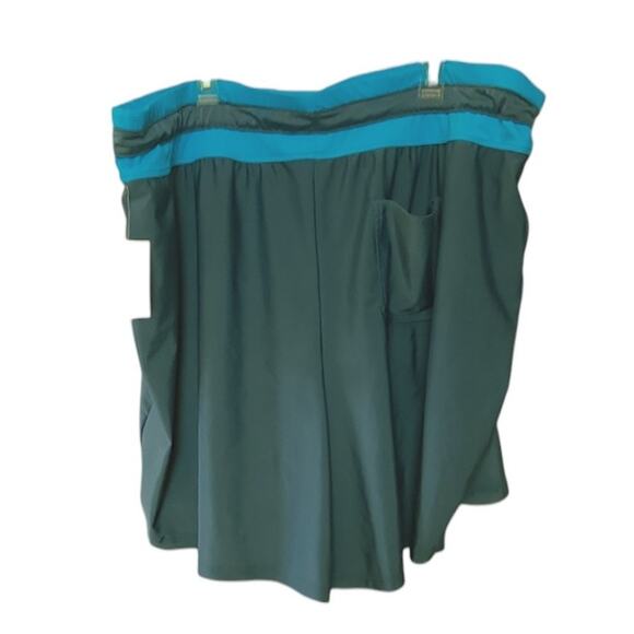 Free Country 2 Piece Blue Tie Dye Gray Tankini Swim Set ~ 3X Plus Size, NEW - Picture 5 of 7